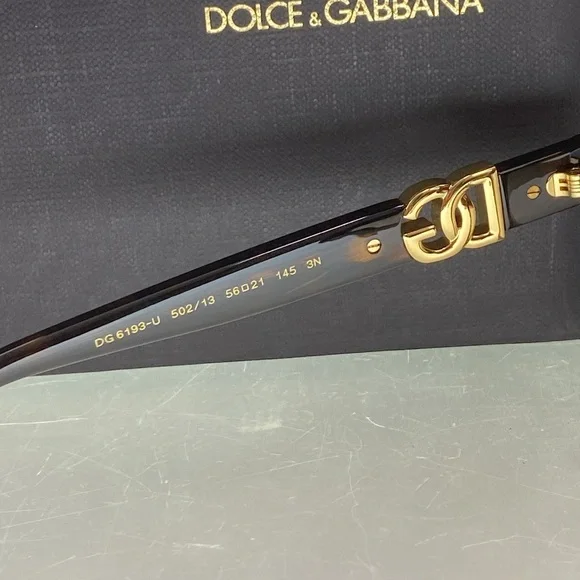 New Authentic Dolce & Gabbana DG6193U 502/13 Sunglasses Women's Havana/Brown